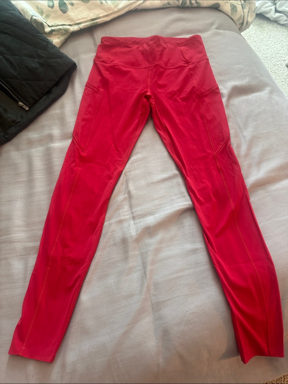 lululemon athletica Bright Red High-Rise Performance Leggings